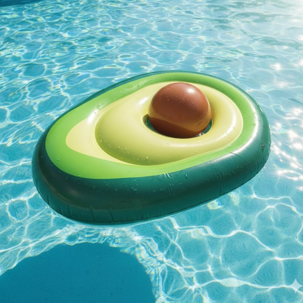 Avocado Pool Float - Picture 2 of 2
